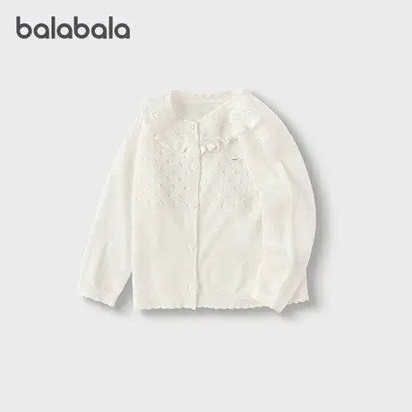 【商场同款】巴拉巴拉宝宝开衫婴儿针织衫夏女童外套2025新款甜美图片