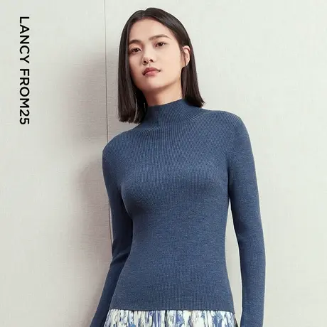 朗姿夏季新款毛针织衫商品大图