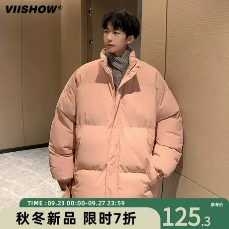 VIISHOW痞帅棉衣冬季宽松加厚衣服美式棉服男男生保暖面包服潮牌商品大图