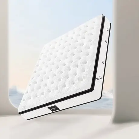 顾家家居独立袋装弹簧欧式垫层防螨抑菌透气针织奢华面料乳胶床垫图片