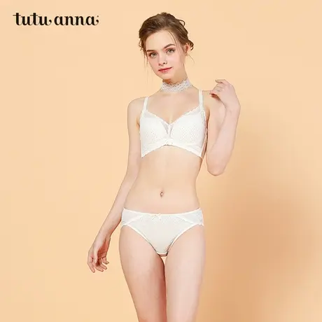 tutuanna低腰内裤女永恒蜂巢三明治全蕾丝小裤三角裤女透气内衣商品大图