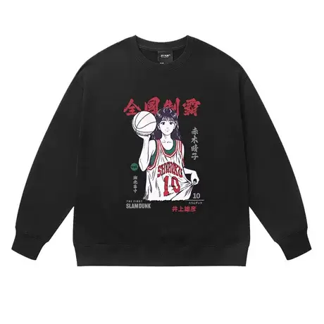 灌篮高手大电影联名赤木晴子圆领卫衣女日系宽松动漫周边外套潮商品大图