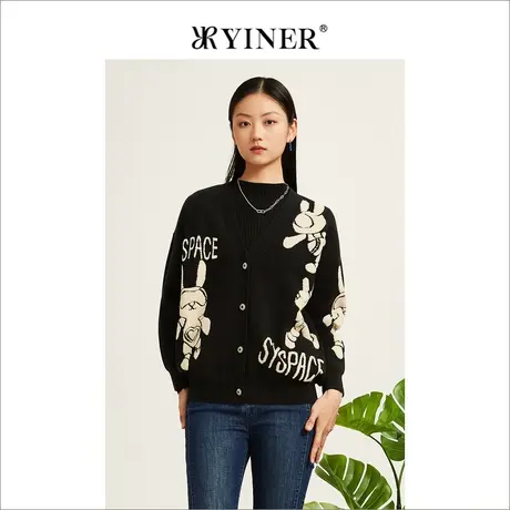 【美丽诺羊毛】YINER音儿线上专选女装冬季毛织衫图片