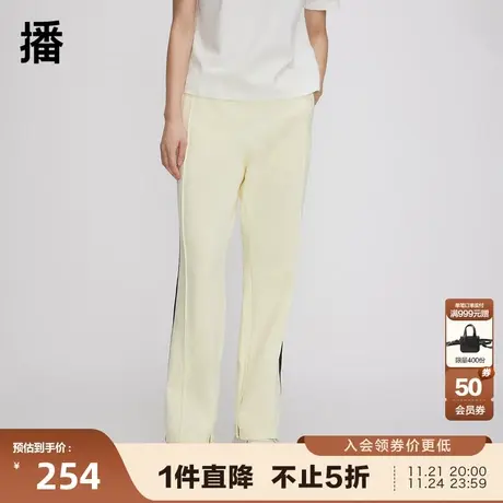 播休闲卫裤夏季新款抽绳装饰双侧口袋女DDQ2KD5281图片