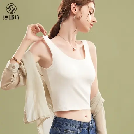 美背内衣女网红爆款吊带小背心防走光内搭抹胸打底裹胸一体式文胸商品大图