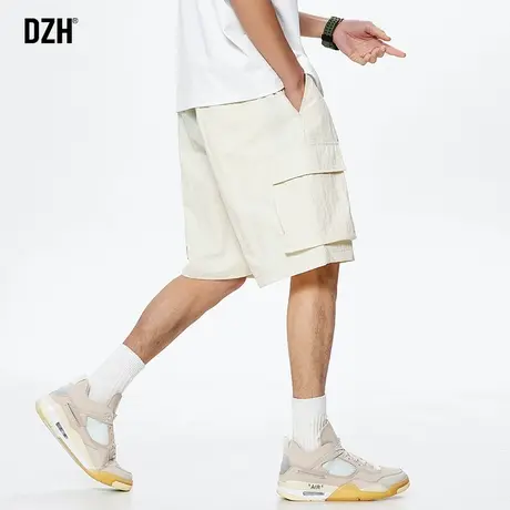 速干冰丝裤子男运动短裤男士夏季宽松薄款百搭五分工装裤外穿中裤商品大图