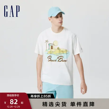 【辛普森一家】Gap男女装夏季款纯棉短袖714977运动T恤图片
