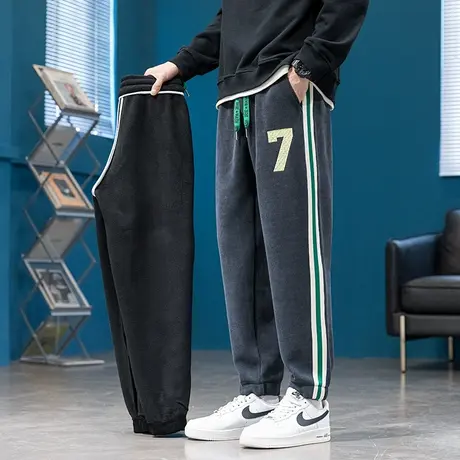 春秋季长裤子13男孩14初高中学生潮牌15岁青少年大童休闲运动卫裤商品大图