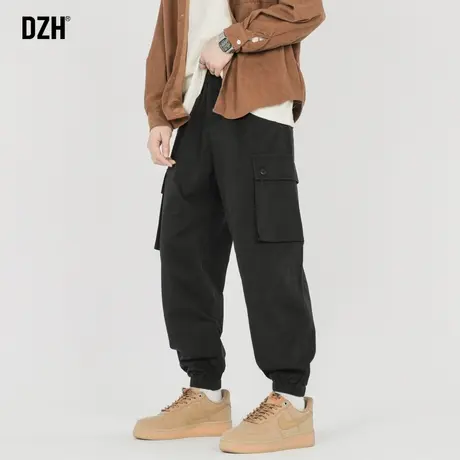 男士纯棉工装裤男宽松束脚潮牌休闲裤夏季薄款裤子2023年新款长裤商品大图