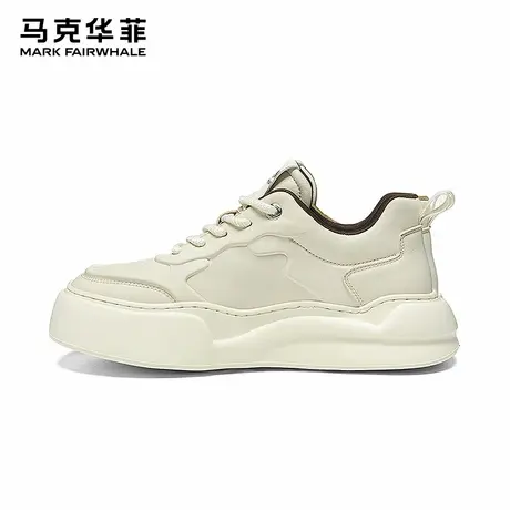 马克华菲男鞋春秋2025新款星星鞋潮牌小白鞋厚底运动休闲板鞋夏季商品大图