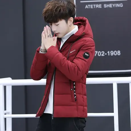 男士棉衣冬季新款韩版潮流羽绒棉服学生加厚棉袄子帅气冬装外套男商品大图