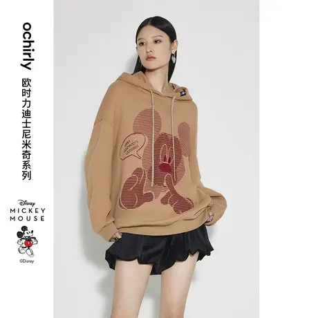 【百亿补贴官方直播】迪士尼米奇系列欧时力连帽卫衣新秋冬图片