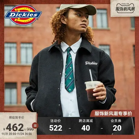 Dickies 秋季工装男女情侣厚夹克棉服保暖外套宽松图片