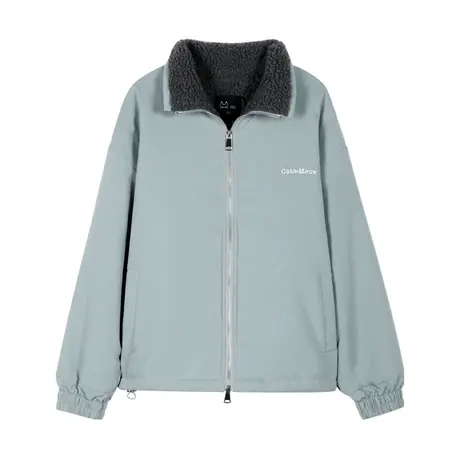 a02秋冬款2024小清新个性印花长袖上衣宽松百搭保暖休闲女式棉衣图片