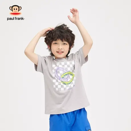 大嘴猴童装男童短袖t恤2023年夏季新品半袖中大儿童纯棉上衣体恤商品大图