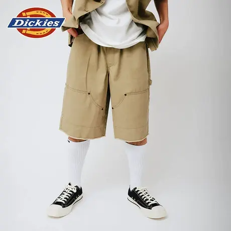 【日本线】DICKIES X atmos 联名系列 松紧腰围双膝短裤 男女情侣商品大图