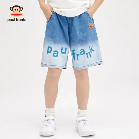 大嘴猴童装女童牛仔短裤2023年夏季新品中大童外穿儿童薄款五分裤商品大图
