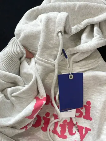 oversize卫衣女2022春秋薄款潮牌ins连帽上衣美式复古hiphop外套商品大图