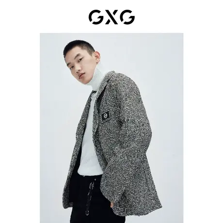 GXG奥莱 【生活系列】冬季新品商场同款千鸟格系列花色1单西图片