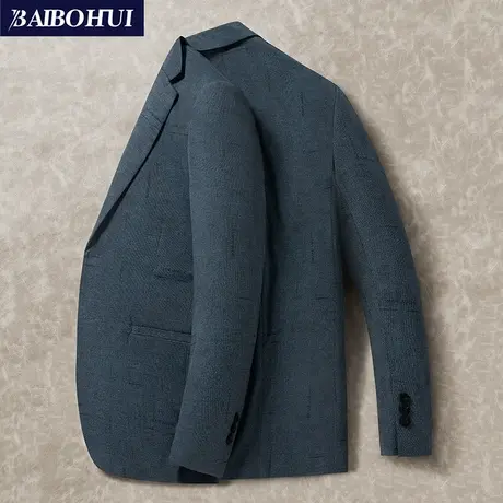 春季薄款商务休闲西服外套男士时尚修身韩版百搭单件小西装上衣潮商品大图