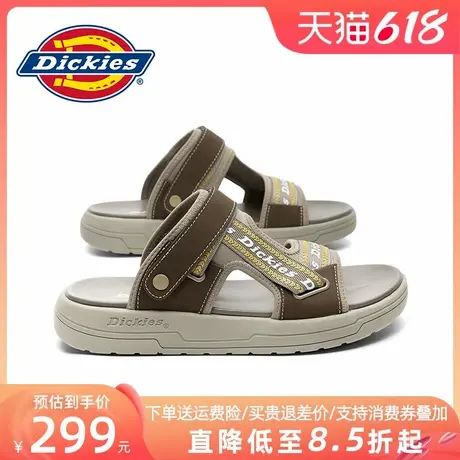 Dickies凉鞋男款外穿夏季男鞋2025新款拖鞋两用防滑男士沙滩鞋男商品大图