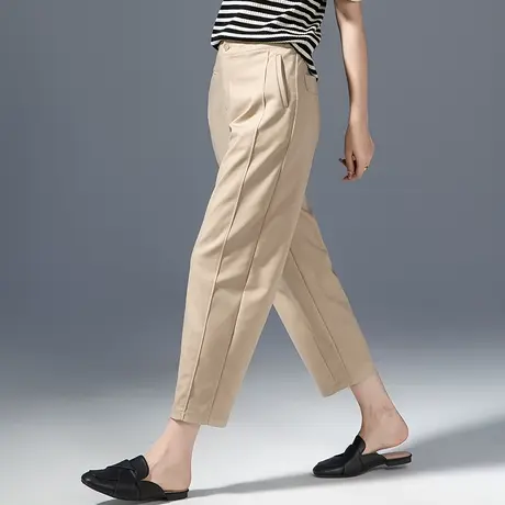 香蕉裤莫代尔裤子女2024新款夏季冰丝休闲裤九分哈伦裤女裤夏薄款商品大图