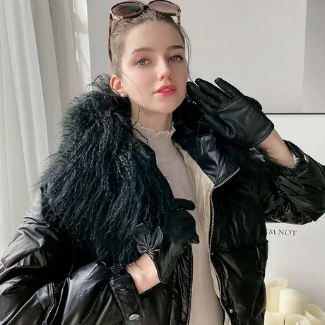 粉红大布娃娃2020冬季新款时尚爆款收腰显瘦洋气保暖羽绒服女潮图片