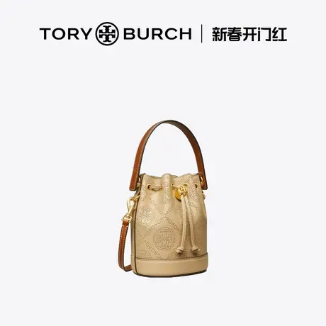 【12期免息】TORY BURCH 汤丽柏琦 T MONOGRAM水桶包151614商品大图
