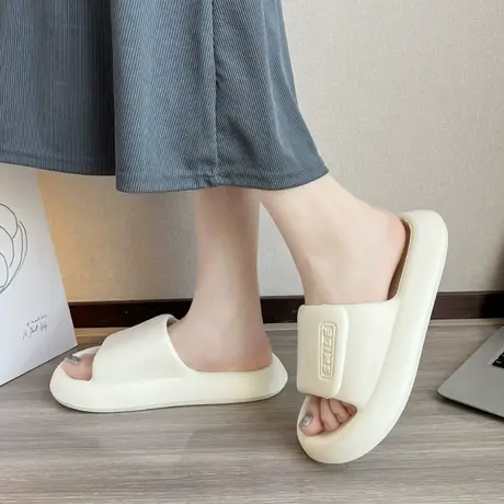 拖鞋女夏外穿时尚2024新款居家防滑厚底凉拖鞋踩屎感网红沙滩凉拖商品大图