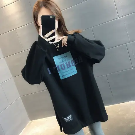 卫衣服2023年新款女装秋冬季上衣秋款秋装宽松女士外套中长款爆款图片