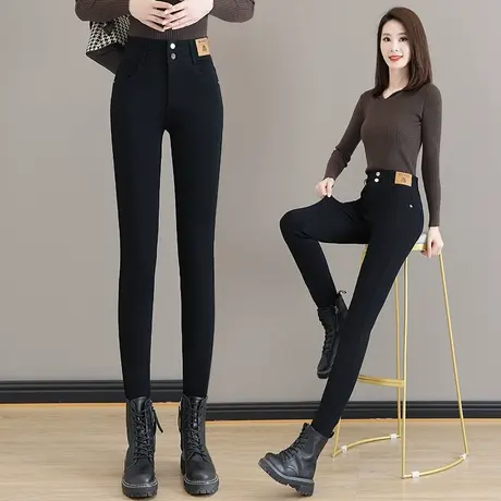 外穿打底裤女秋季高腰收腹弹力显瘦魔术裤2023新款时尚小脚铅笔裤图片