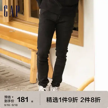 Gap男装秋季中腰弹力紧身基本款牛仔裤604000美式休闲潮流长裤图片