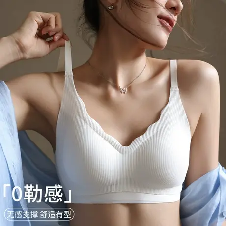 内衣女聚拢小胸夏季薄款收副乳防下垂软支撑无钢圈美背文胸裹胸罩商品大图