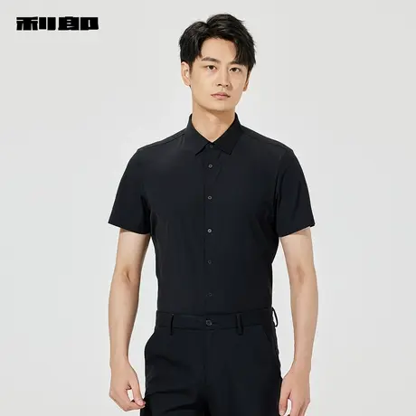 【商场同款】利郎官方 短袖衬衫男士凉感2025夏衬衣25XXC1022S/1S图片