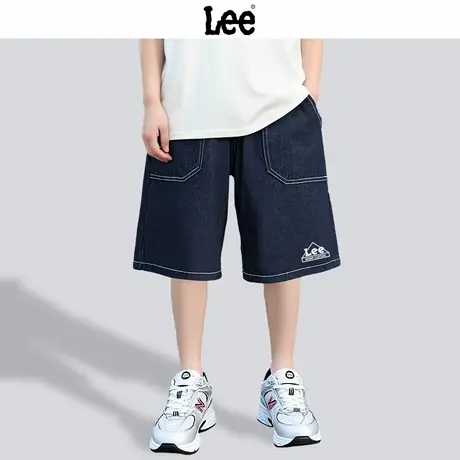 Lee童装儿童牛仔短裤夏季2025新款男童裤子痞帅潮流男大童五分裤图片