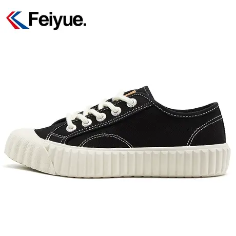 feiyue/飞跃女鞋饼干鞋秋季小白鞋时尚百搭街拍潮流休闲鞋8328商品大图