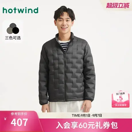 热风2025年冬季新款男士立领羽绒服商品大图