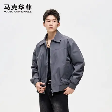 【仿麂皮】马克华菲夹克男装2025新款秋季外套男款潮流美式春秋男商品大图