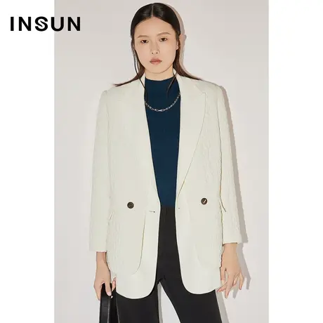 【百亿补贴官方直播】恩裳COVER冬季时尚肌理小香风西装外套商品大图