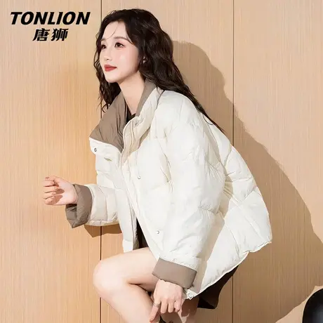 唐狮官方棉衣棉服女款冬季2026新款女士加厚保暖巨好看夹棉外套VB图片