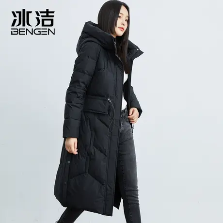 冰洁休闲羽绒服女长款冬季2023年新款妈妈装时尚加厚中老年XFF商品大图