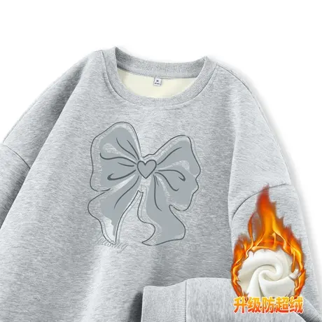 ZR真维斯加绒卫衣女冬季2023 新款加厚薄绒外套小众设计感上衣潮图片