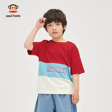 大嘴猴童装男童短袖t恤2023年夏季新品半袖中大儿童纯棉上衣体恤商品大图