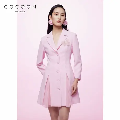 商场同款 可可尼COCOON通勤裙子新款女装气质西装经典时尚连衣裙图片