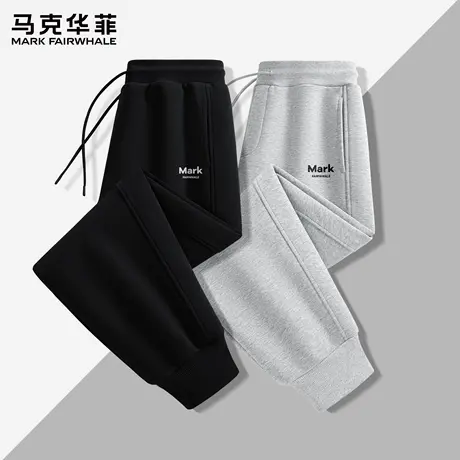 马克华菲运动裤子男春秋季2025新款宽松束脚休闲长裤男士卫裤潮X商品大图