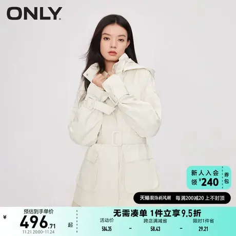 ONLY奥莱夏季时尚休闲翻领宽松纯棉牛仔外套女商品大图