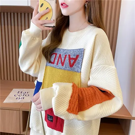 早秋设计感小众卫衣女春秋季韩版宽松薄款百搭学生小个子上衣外套商品大图