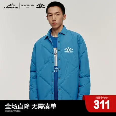 【AIRxPEACE】太平鸟男装茵宝联名系列菱格纹棉服男 B3ABC4B18图片
