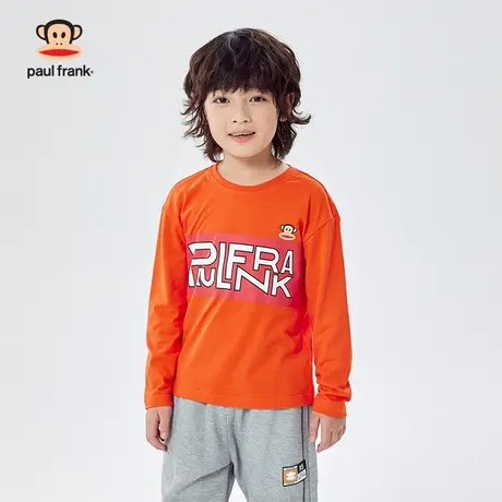 大嘴猴童装男童长袖T恤2024春秋新品儿童纯棉中大童打底衫上衣商品大图