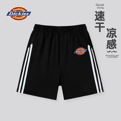 Dickies童装男童裤子夏季儿童凉感速干运动短裤男孩运动五分裤潮A图片
